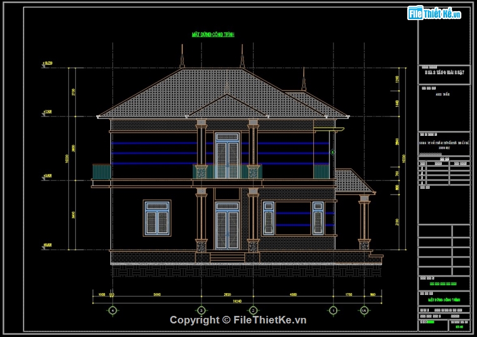 Biệt thự 2 tầng file cad,autocad biệt thự 2 tầng,bản vẽ biệt thự 2 tầng,biệt thự 2 tầng file cad,file cad biệt thự 2 tầng